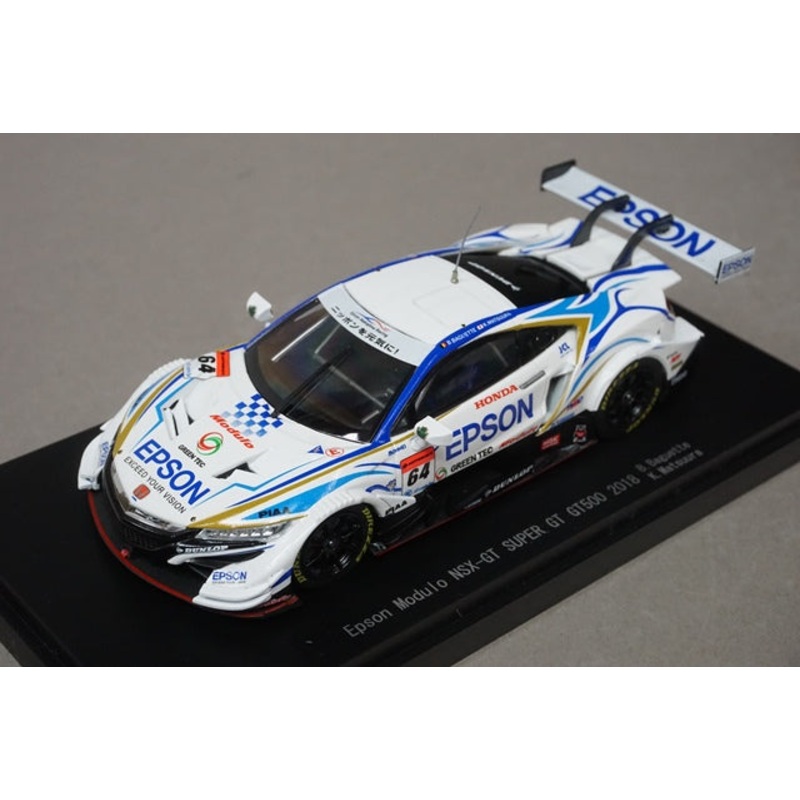 1:43 EBBRO 45631 Honda EPSON MODULO NSX-GT Super GT500 2018 #64