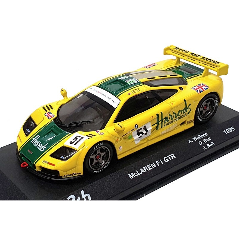 Altaya 1/43 Scale MW1ALA0036 – McLaren F1 GTR #51 Le Mans 1995 – Yellow/Green