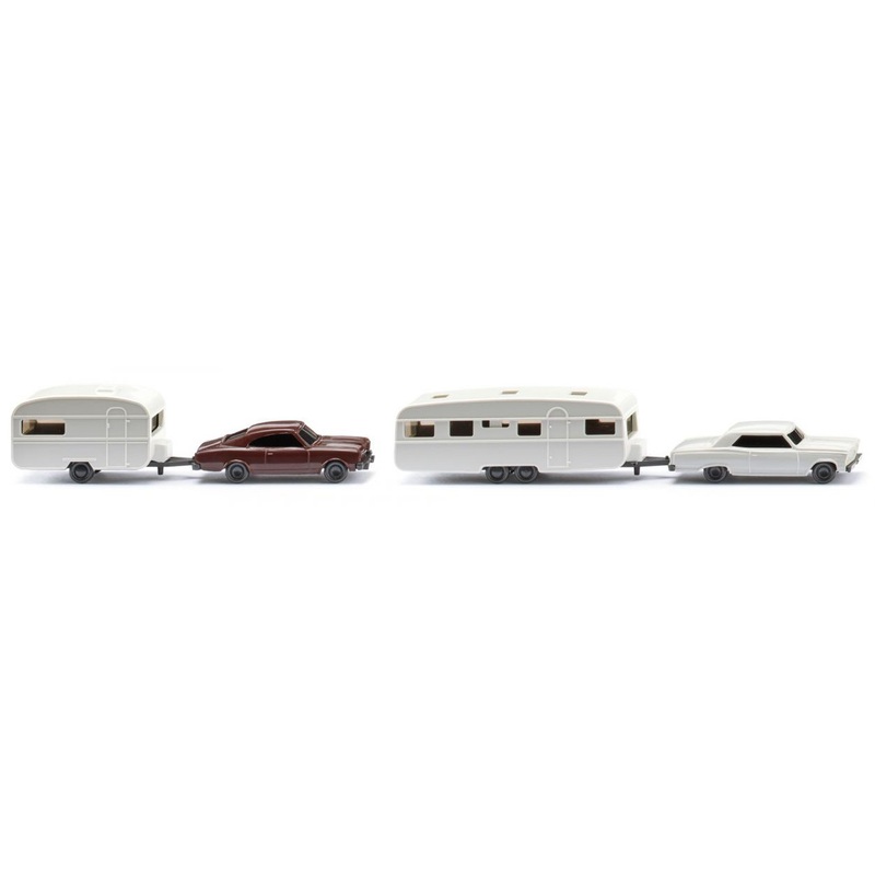 Car Two caravans