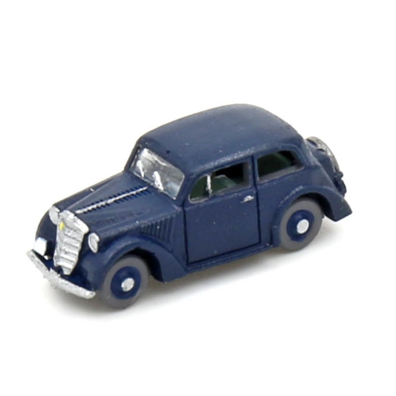 Finished model car Opel Olympia Limousine Dark Blue
