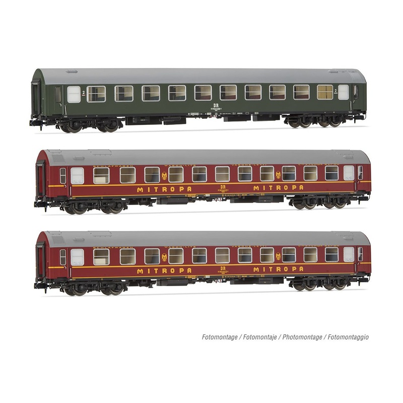Passenger Car Set Spree-Alpen-Express DR Ep.IV 3-part