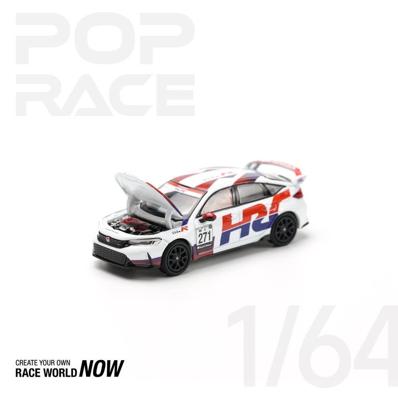 (PRE-ORDER) Pop Race 1:64 Honda Civic FL5 TYPE-R TCR – HRC