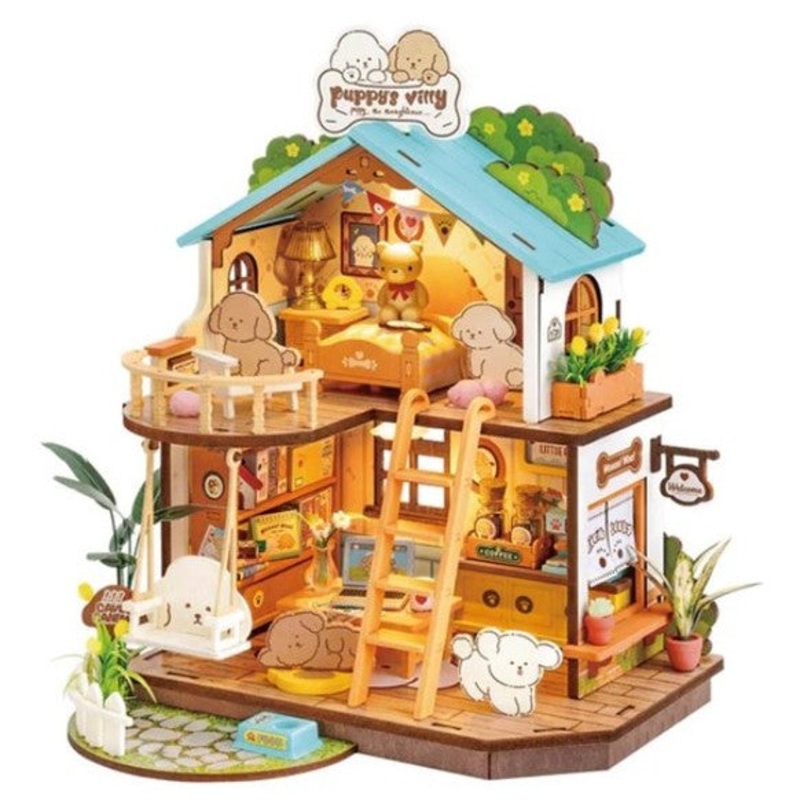 Rolife DIY Mini House  – Puppy’s Cozy Villa