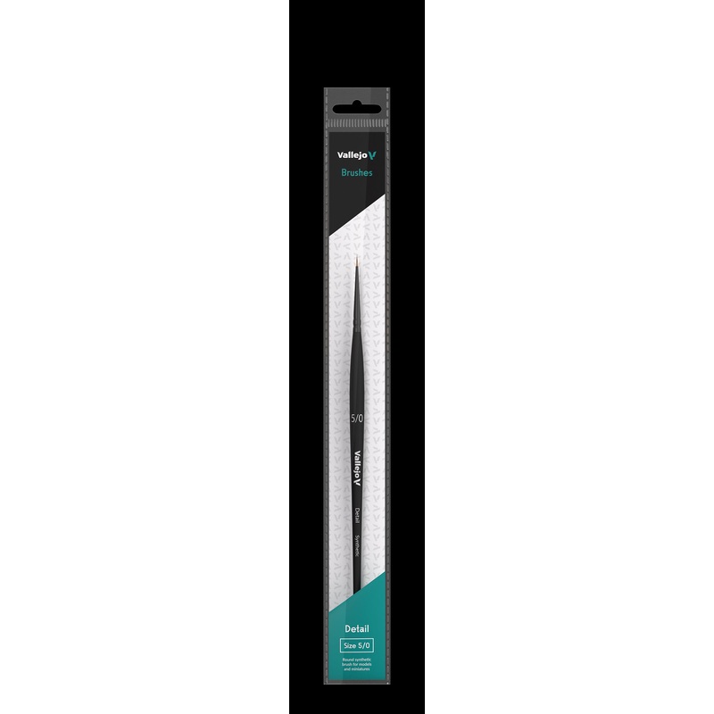 Vallejo Brush B02050 Round #5/0 Synthetic Hair