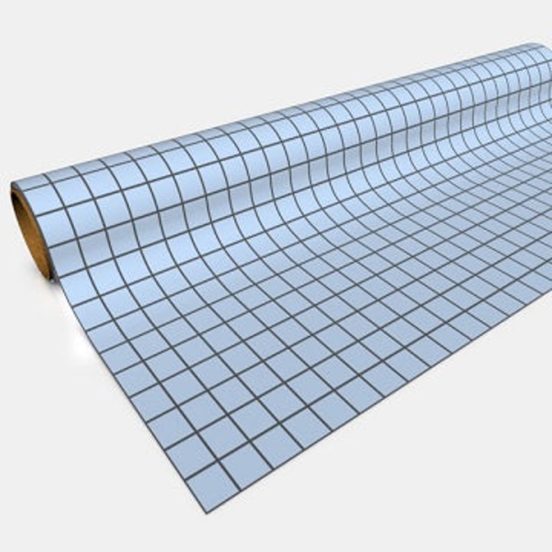 Xeno Games Gaming Paper: Blue 1 Square Roll