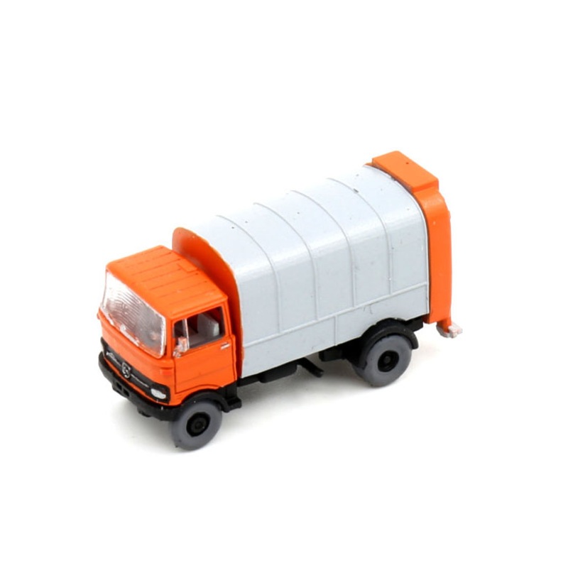 Ready-made model truck Mercedes-Benz LP 808 Refuse truck  Orange