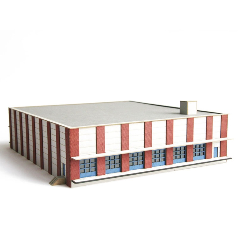 Shipping warehouse big, 6 roll up doors on each side