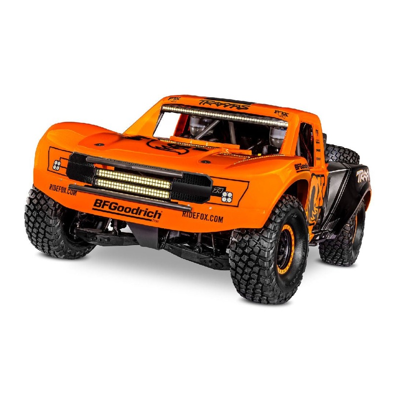 Traxxas Unlimited Desert Racer UDR 1/7 6S RTR 4WD Race Truck (Fox) w/LED Lights & TQi 2.4GHz Radio – TRA85086-4FOX1
