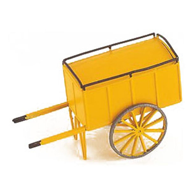 Wooden platform carts closed
