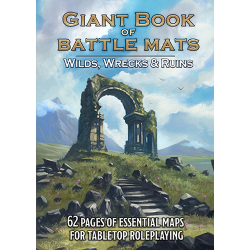 Big Book Of Battle Mats Wilds, Wrecks & Ruins