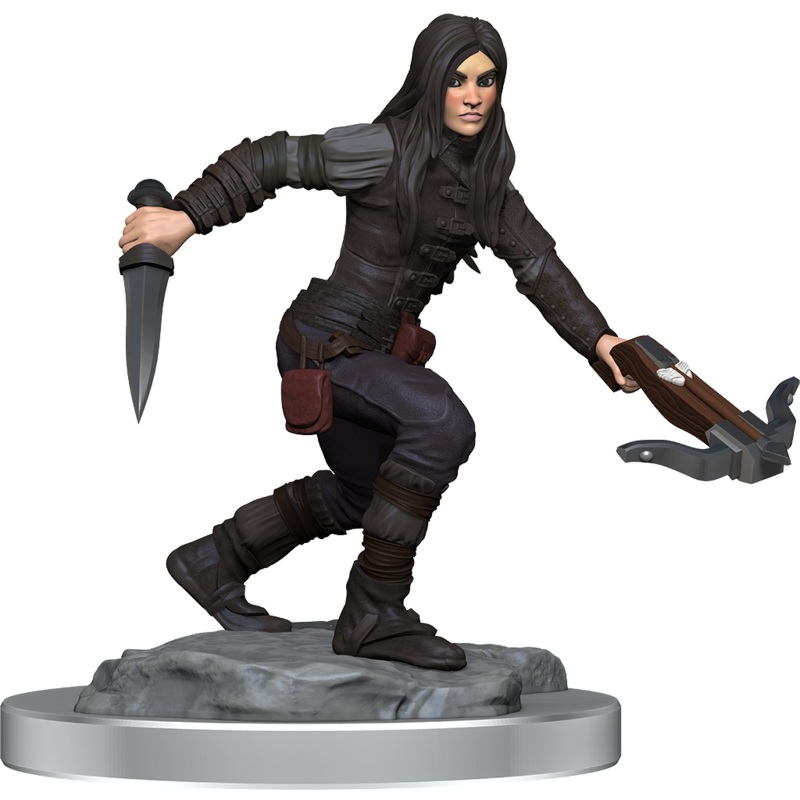 D&D Unpainted Mini – Half-Elf Rogue Female 90485