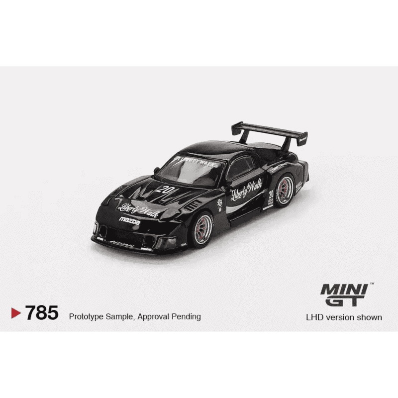 Mini GT 1:64 MAZDA RX-7 LB-Super Silhouette Liberty Walk Black MGT00785-R