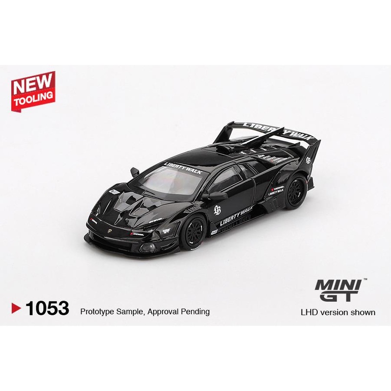 (PRE-ORDER) Mini GT 1:64 Lamborghini LB-Silhouette WORKS MURCIELAGO GT Evo Black MGT01053-L