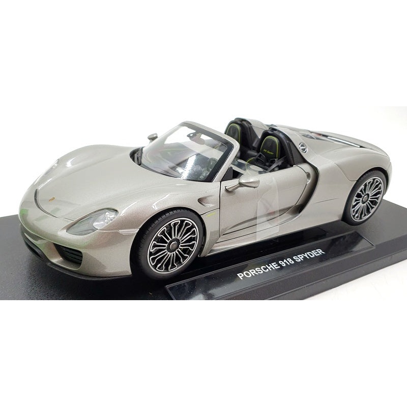 Welly 1/18 Scale Diecast 18051W – Porsche 918 Spyder – Grey