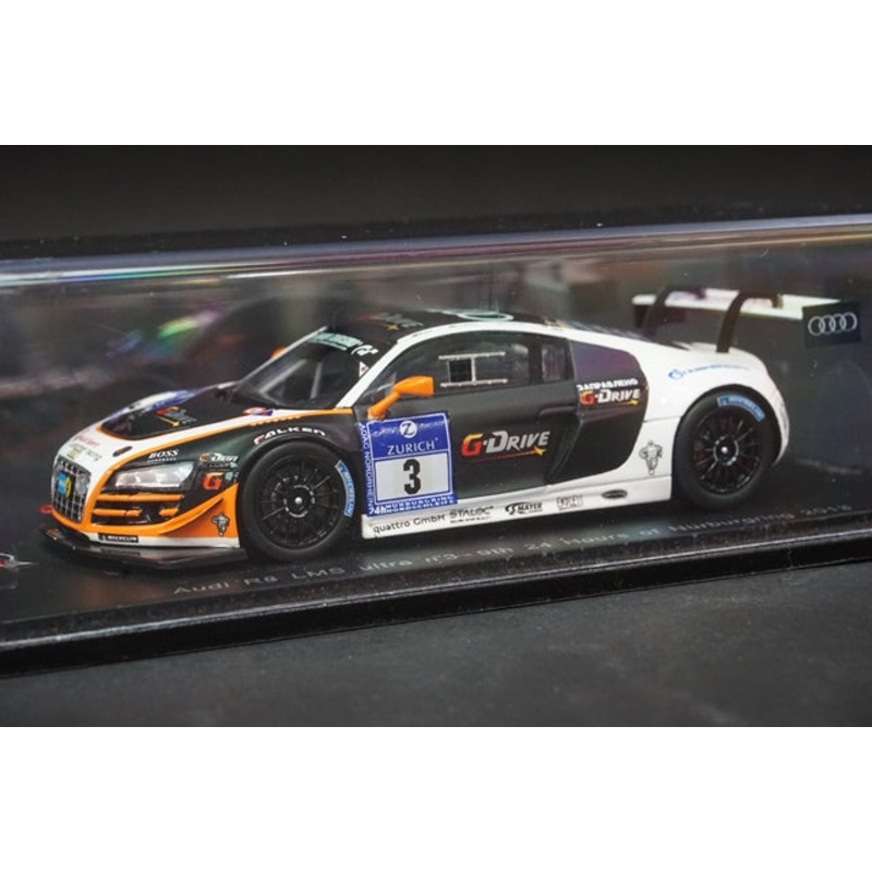 1:43 SPARK SG082 Audi R8 LMS ultra Nurburgring 24h 2013 #3 model car