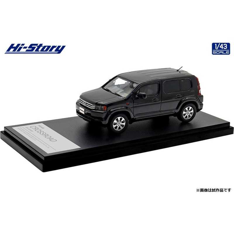 [ Back-order ] Hi-Story HS483BK 1:43 Honda CROSSROAD 20X 2007 Crystal Black Pearl Resin model car