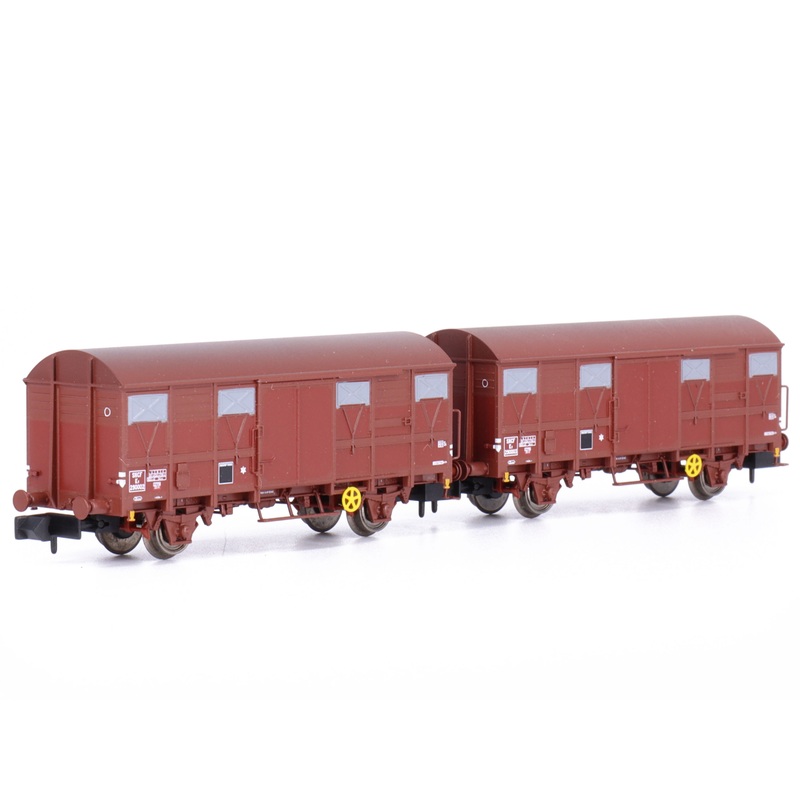 Freight wagon set type Kv Permaplex SNCF Ep.III 2-piece