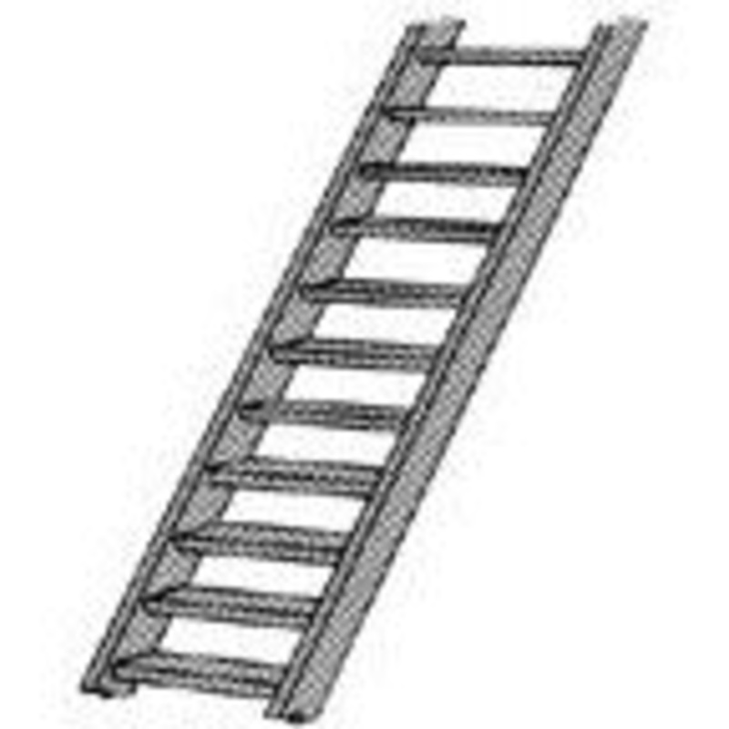 Plastruct 1/24 G Scale Styrene 2′-6 Stairway PLA90667