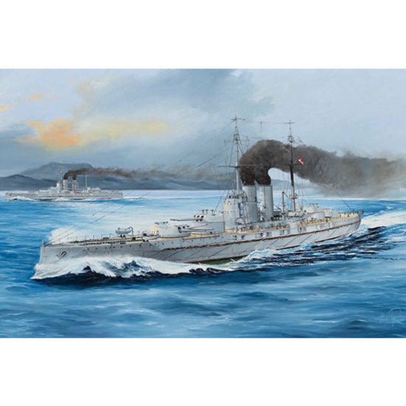 SMS Viribus Unitis 1/350 Model Ship Kit #5364 by Trumpeter