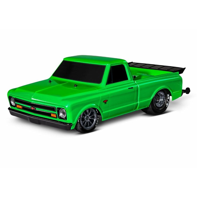 Traxxas 1/10 2WD Drag Truck RTR Drag Slash Chevrolet C10 – Green Machine TRA94076-4GREEN