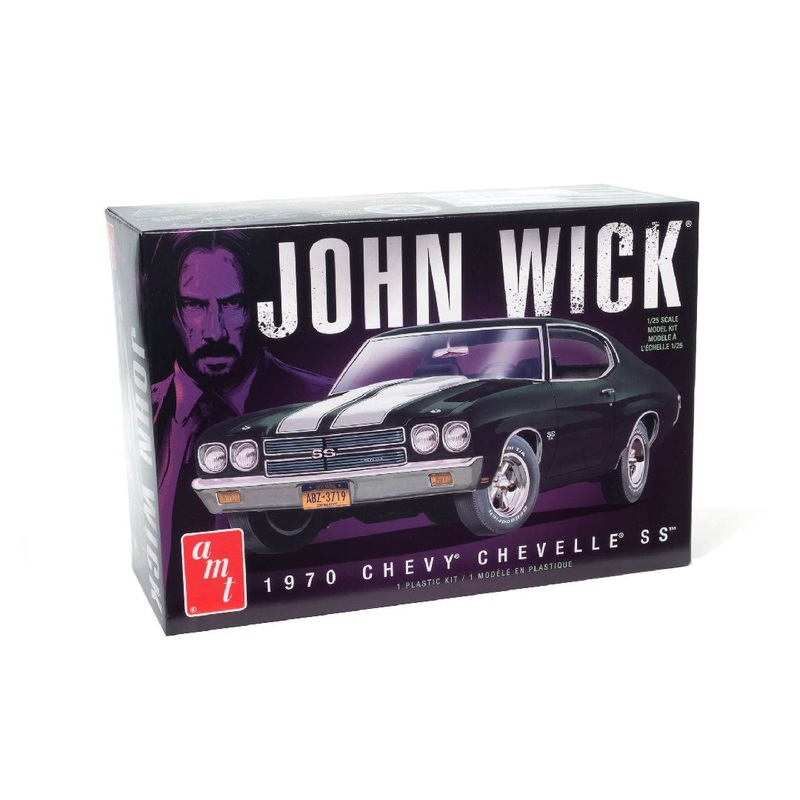 1970 Chevy Chevelle John Wick 1/25 Model Car Kit #1453 by AMT
