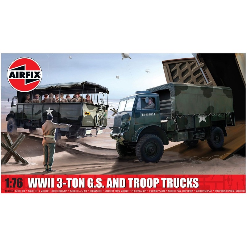 Airfix WWll 3-Ton G.S and Troop Trucks