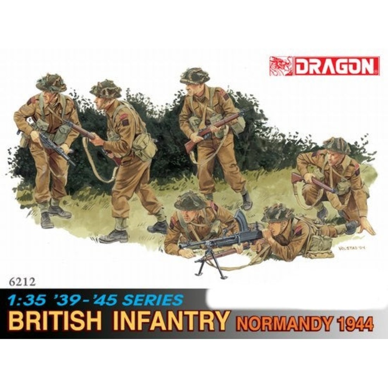 British Infantry Normandy 1944 1/35 #6212 by Dragon Models