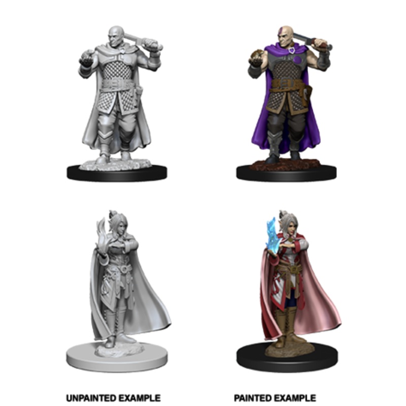 D&D Unpainted Mini – Human Ranger and Moon Elf 73675