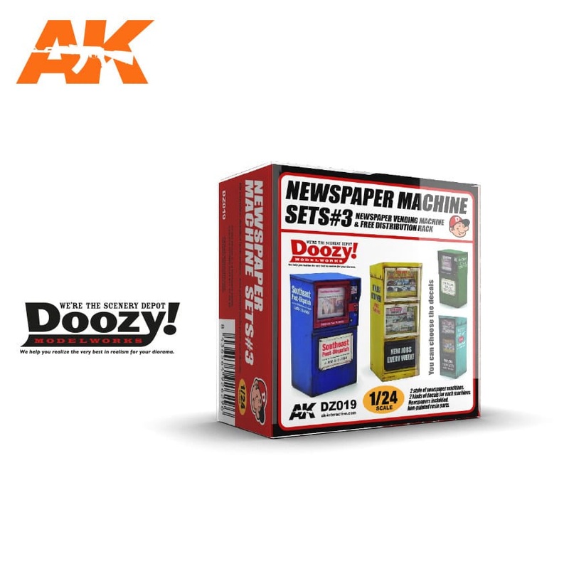 Newspaper Machine Sets 3 1/24 by Doozy