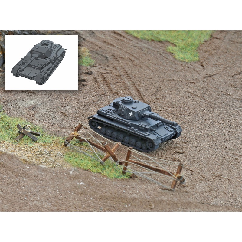 Panzer PzKpfw IV Ausf. G Wehrmacht – unpainted