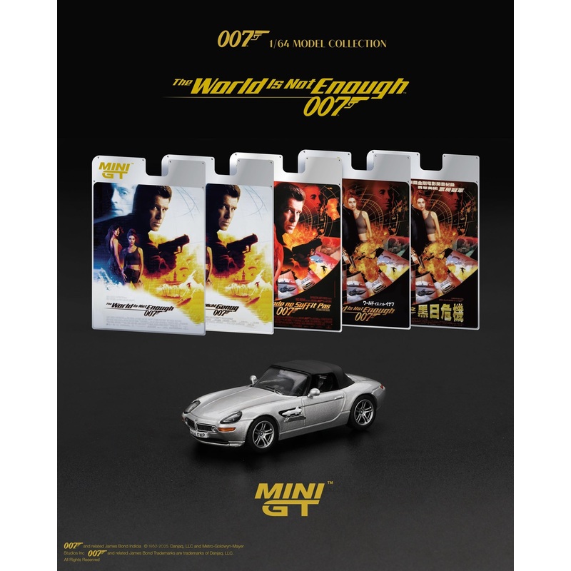 (PRE-ORDER)MINI GT 1:64 BMW Z8 The World Is Not Enough MGT00906-007E