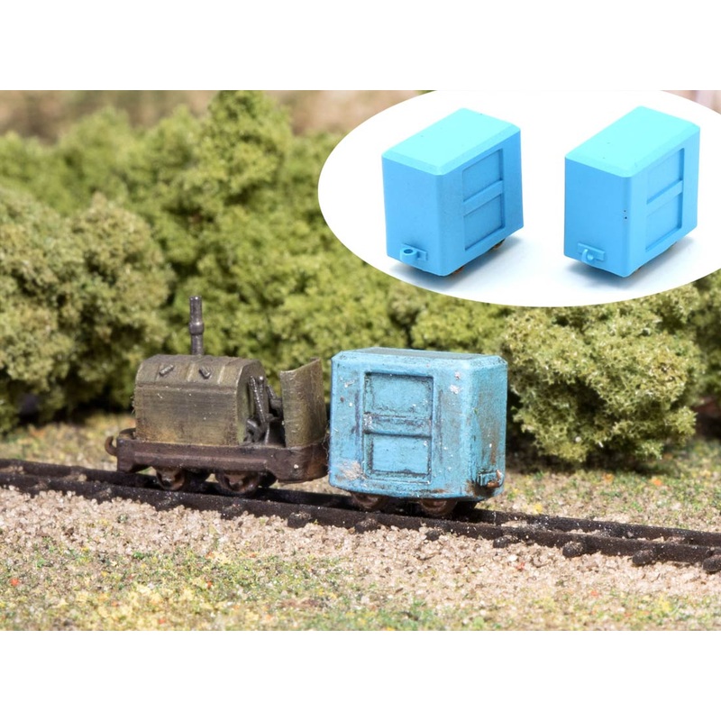 Ready-made model field railway passenger lorry 2x
