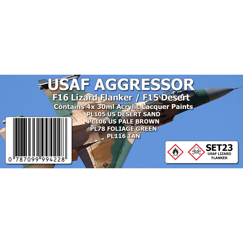 SMS USAF Lizard Flanker Color Set