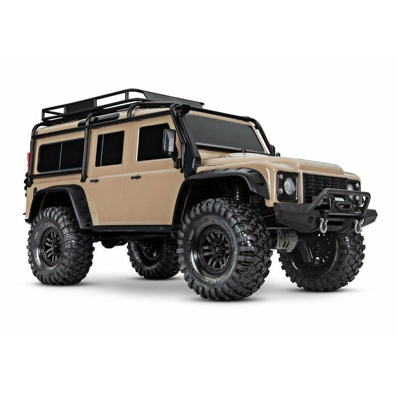 Traxxas 1/10 4WD Crawler RTR TRX-4 Land Rover Defender – Tan TRA82056-4SAND