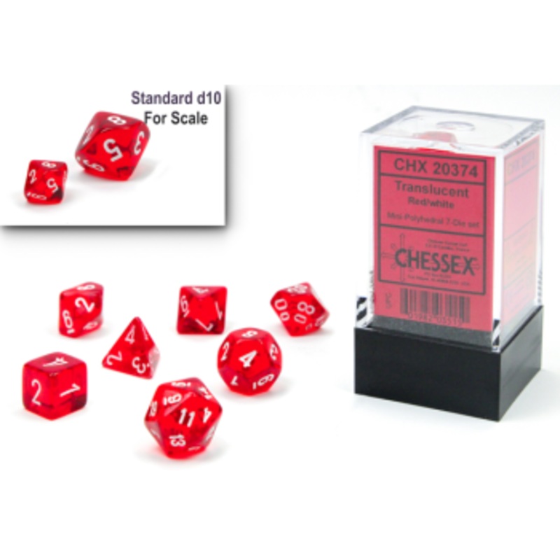 Chessex Mini 7-Die Sets – Assorted Colours
