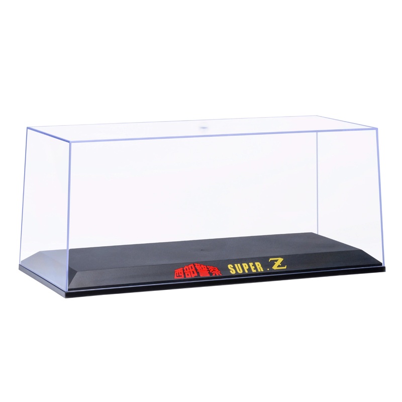 [ Back-order ] AUTOart 90039 1:18 Special Display Case Seibu Keisatsu Super Z black base 35.5×15.5×15.3cm model car case