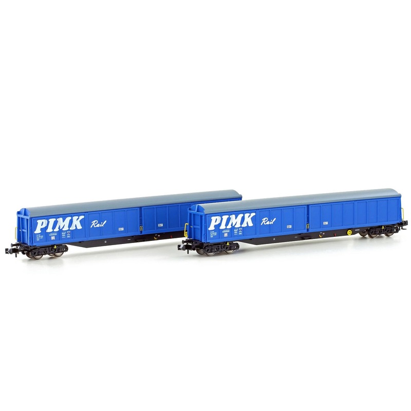 Freight wagon set sliding wall wagon Habis Pimk Rail Ep.VI 2-piece
