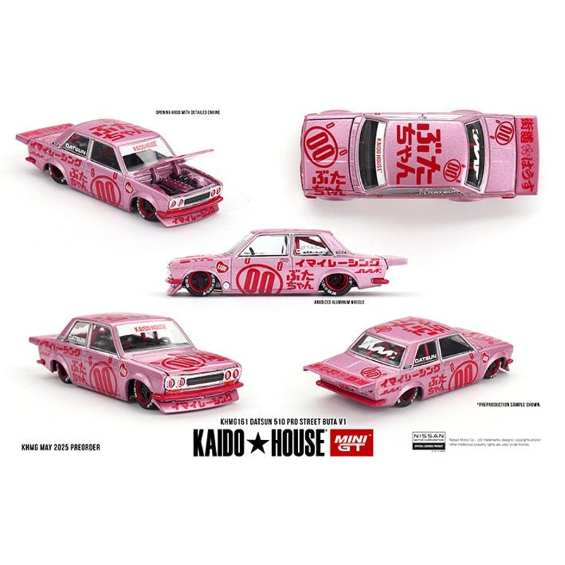 (PRE-ORDER) Mini GT x Kaido House 1:64 Datsun 510 Buta V1 KHMG161