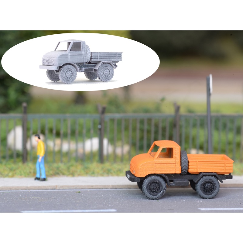 Truck Unimog 411 – unpainted