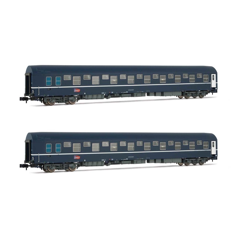 Passenger car set T2 sleeping car SNCF Ep. V-VI 2-part