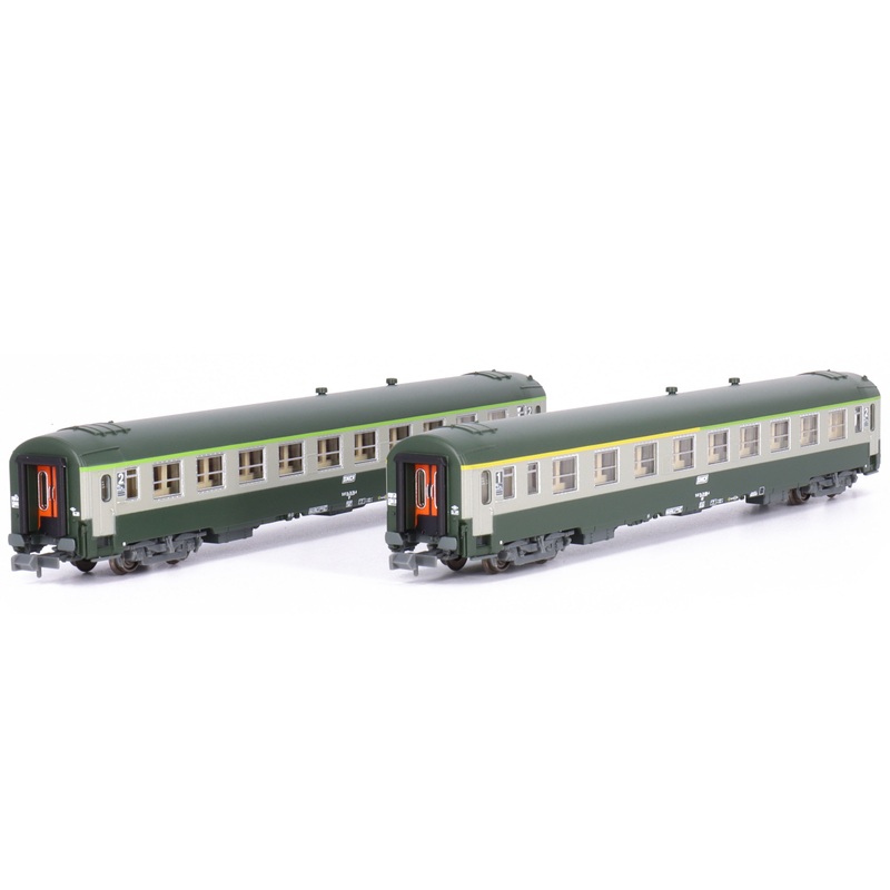 Passenger car set UIC Y A4B5 and B10 SNCF Ep.V 2-piece