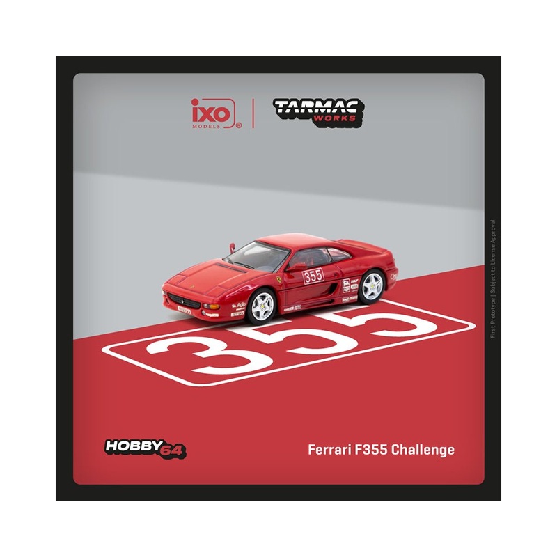 Tarmac Works x IXO 1:64 Ferrari F355 Challenge Presentation
