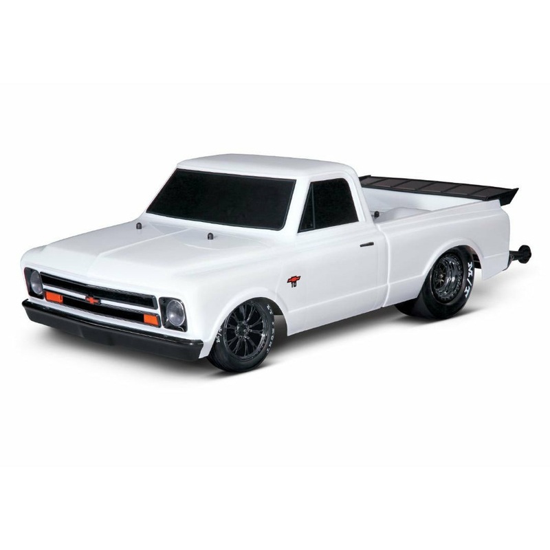 Traxxas 1/10 2WD Drag Truck RTR Drag Slash Chevrolet C10 – Diamond White TRA94076-4WHITE