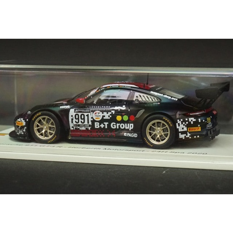 1:43 SPARK SB395 Porsche 911 GT3R Herberth Motorsport SPA 24h 2020 #991