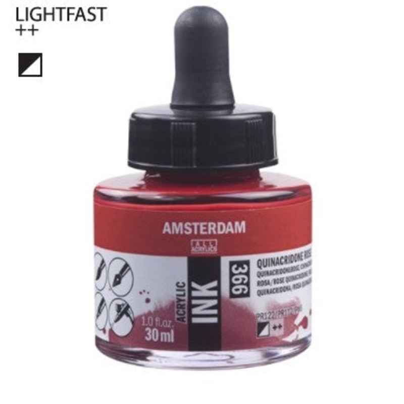 Amsterdam Acrylic Ink # 366 Quinacridone Rose