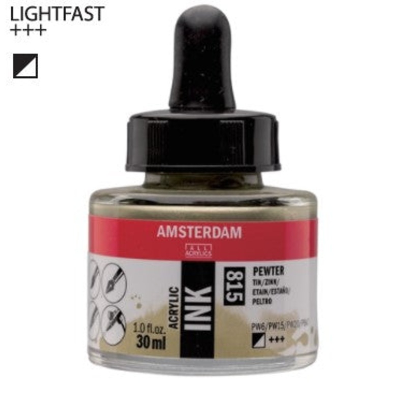 Amsterdam Acrylic Ink # 815 Pewter