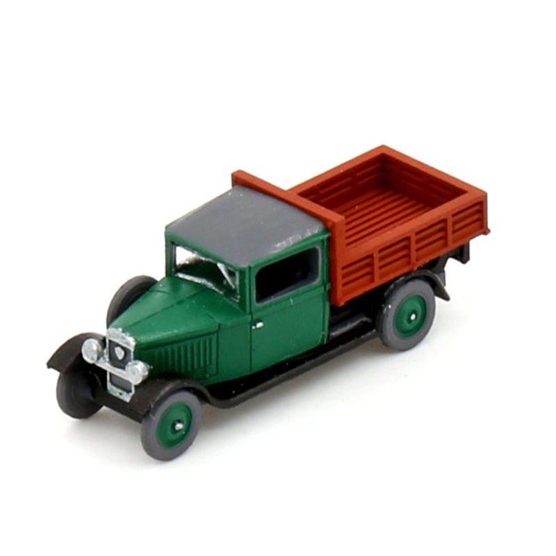 Finished model car Peugeot 201T – Camionnette – Green-Black