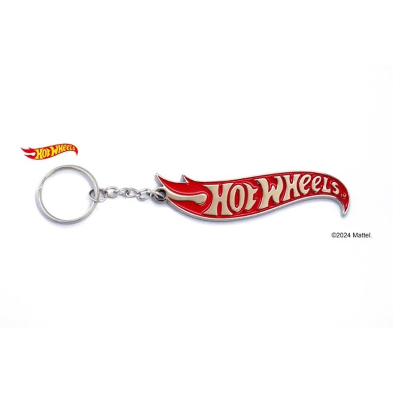 HWU69097 Hot Wheels Metal Keychain Red