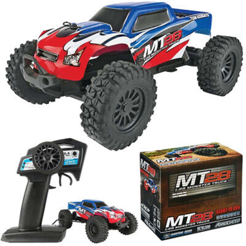 Team Associated 1/28 2WD Off-Road Monster Truck RTR MT28 – ASC20155