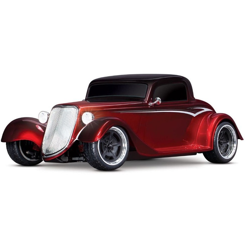 Traxxas 1/10 4WD Touring Car RTR 4-Tec 3.0 Factory Five ’33 Hot Rod – Metallic Red Fade TRA93044-4RED